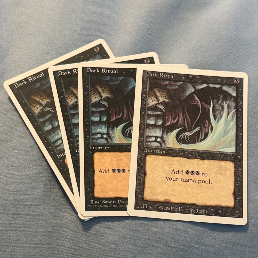 MTG Magic the Gathering Dark Ritual x4